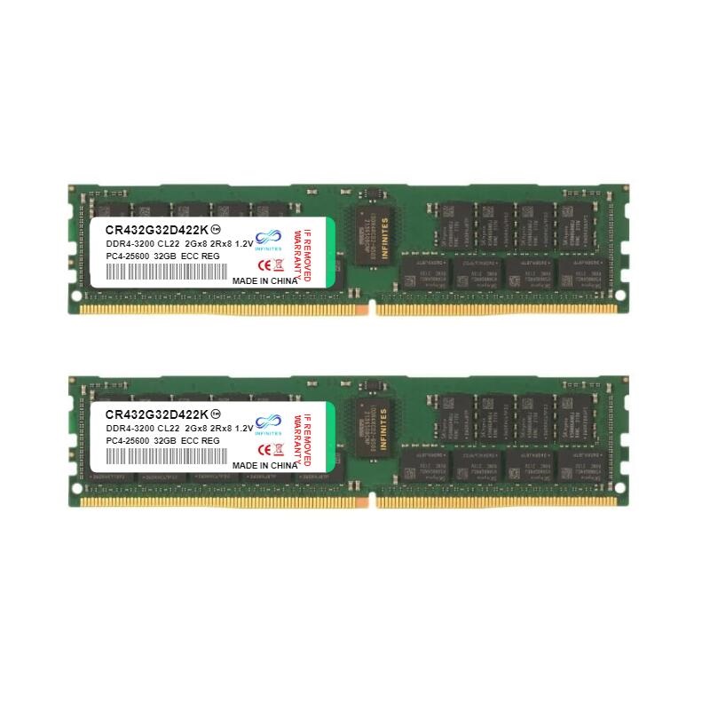 DDR4 ECC SERVER Memory 64GB 3200MHZ 2G*8 2R*8 1.2V PC4-25600